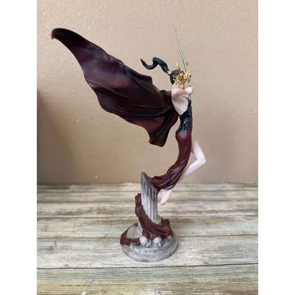 Franklin Mint Angel of Darkness Gerard Brom Ltd Ed Porcelain Figurine - NO Box - Picture 6 of 13